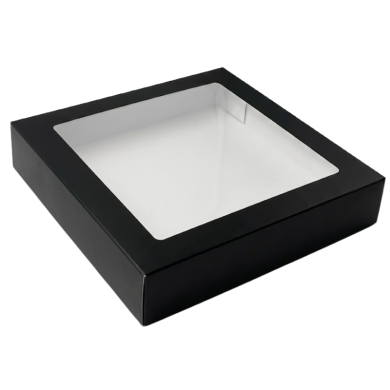 Pudło czarne sushi 25x25x5cm P9785 | Packing1