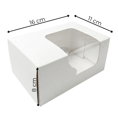 Pudło białe Hersta P688 16x11x8cm | Packing1