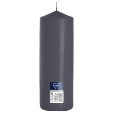 Świeca walec szara BISPOL 80×250 160 h | Packing1