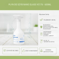 Płyn do szyb Voigt NANO GLASS 600ml VC176 bez smug