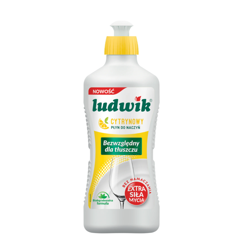 Płyn do naczyń LUDWIK 900ml Cytrynowy – Legendarna Sk...
