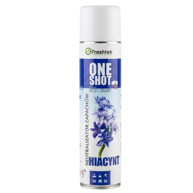 Odświeżacz Freshtek One Shot Hiacynt 600ml | Packing1