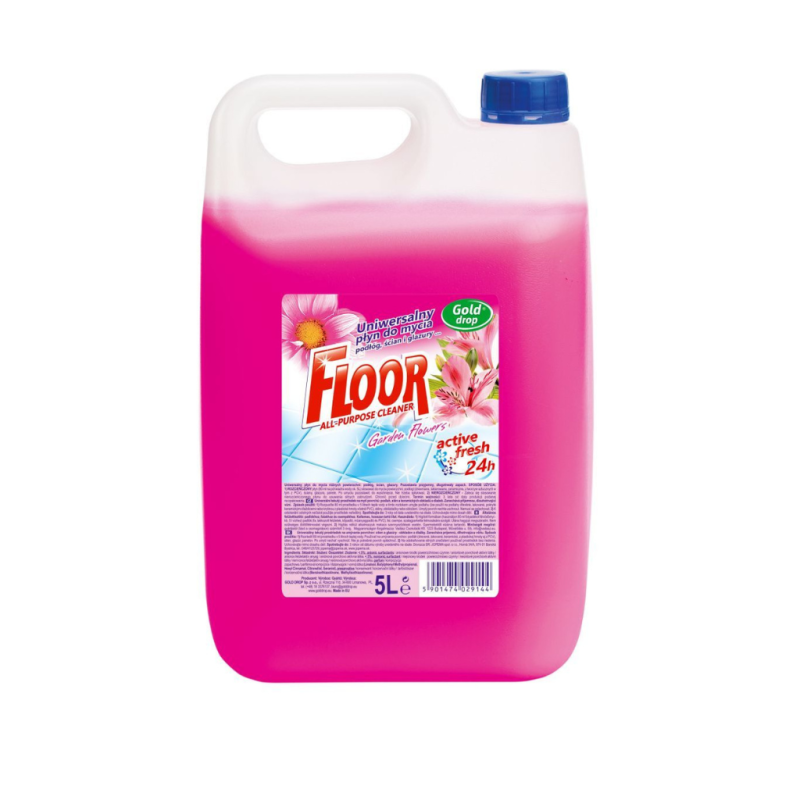 Płyn do mycia podłóg FLOOR 5L Gold Drop Kwiatowy Bez Smug