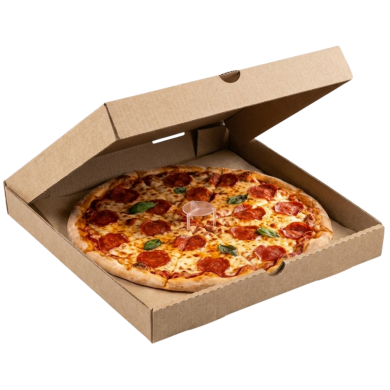 Karton na pizzę 32x32 szaro-szary 100 szt. | Packing1