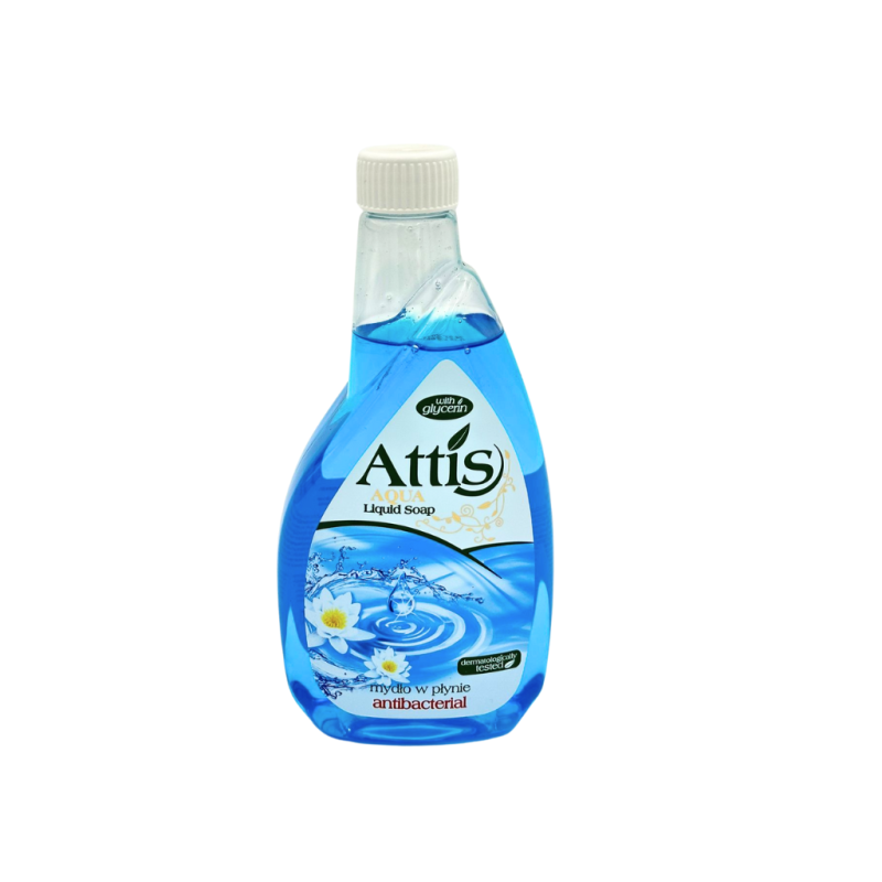 Mydło antybakteryjne ATTIS 400ml ZAPAS | Do biura, neutralne pH