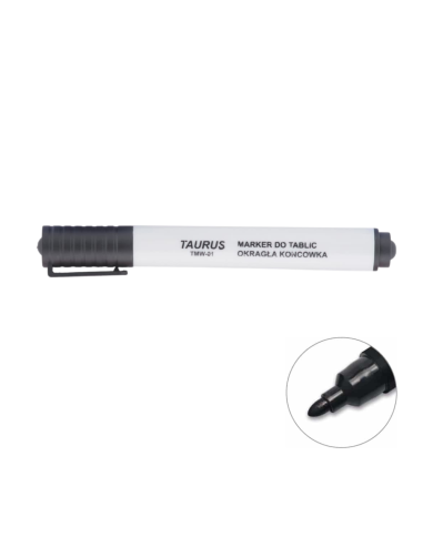 Marker do tablic suchościeralnych czarny 1-3mm Taurus TMW-01