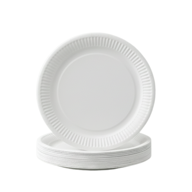 Talerze Papierowe Okrągłe 15cm 250g/m² 100szt | ABC-PAK