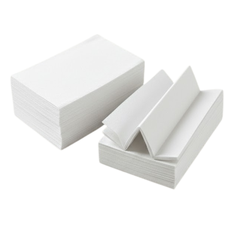 Ręcznik Papierowy ZZ Cliver Eko 1W Biały 25x21cm 200szt.