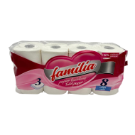 Papier toaletowy Familia 3W 8 rolek – Miękki i wytrzym...