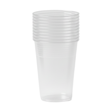 Kubki do piwa PP 300ml 50szt Guillin | Jednorazowe przezroczyste