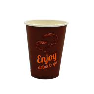 Kubek papierowy Enjoy 300ml Coffee 50szt