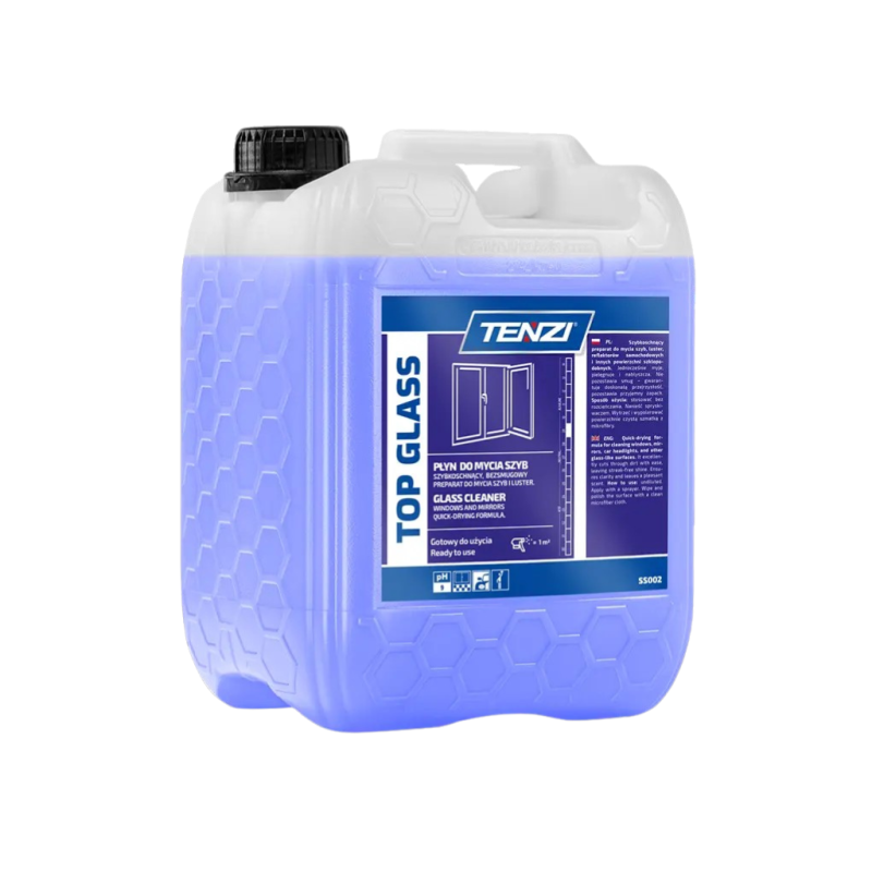 TENZI Top Glass 5L – Płyn do Mycia Szyb Bez Smug | Profesjonalny