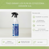 TENZI Ekrany LCD 0,6L – Płyn do Czyszczenia Ekranów | Bez Smug