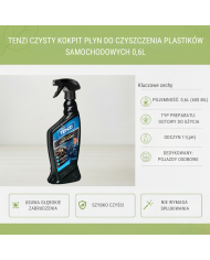TENZI Czysty Kokpit 0,6L – Czyszczenie Plastików Kokpitu