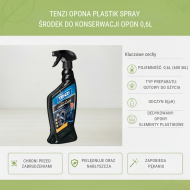 TENZI OPONA PLASTIK SPRAY 0,6L – Dressing do Opon i Plastików