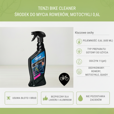 TENZI BIKE CLEANER 0,6L | Środek do Mycia Rowerów | Usuwanie Błota