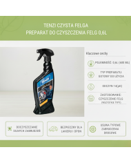 TENZI CZYSTA FELGA 0,6L | Czyszczenie Felg | Bezpieczny dla Lakieru