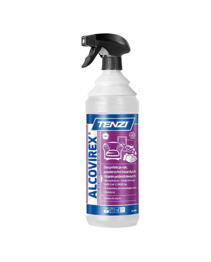 TENZI ALCOVIREX 1L Spray wirusobójczy