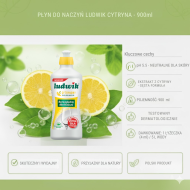 Płyn do naczyń LUDWIK 900ml Cytrynowy – Legendarna Sk...