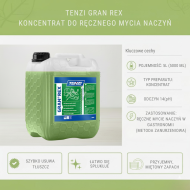 TENZI GRAN REX 5L Koncentrat Mycia Naczyń Gastronomia
