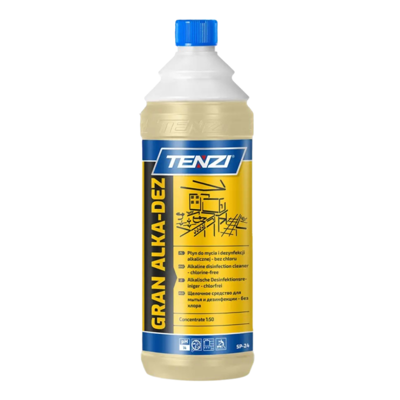 TENZI GRAN ALKA DEZ 1L – Mycie i Dezynfekcja Alkaliczna