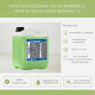 TENZI Kostka Brukowa 2 5L | Koncentrat do Czyszczenia Betonu