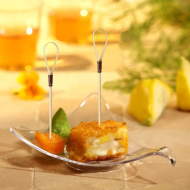 Patyczki fingerfood LOOP bambusowe 10cm 100szt Papstar