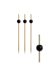 Patyczki finger food bambusowe 12,5 cm 250 szt. BLACK PEARL