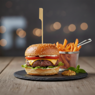 Patyczki Bambusowe Golf 9cm 250szt | Fingerfood Ekologiczne