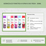 Ekologiczny odświeżacz powietrza EkoFresh 300ml spray