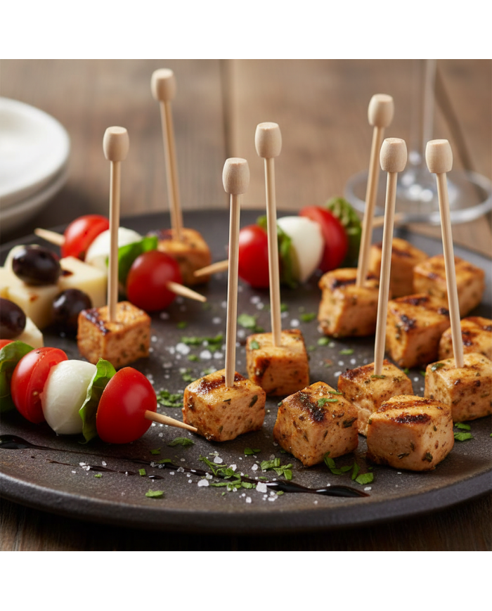 Patyczki Fingerfood Bambusowe 7 cm 100 szt. DRUM