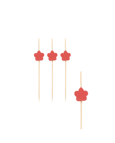 Patyczki fingerfood bambusowe 7 cm 100 sztuk FLOWER