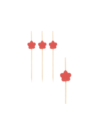 Patyczki fingerfood bambusowe 7 cm 100 sztuk FLOWER