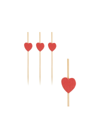 Patyczki fingerfood HEART 7cm 100szt PAPSTAR