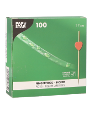 Patyczki fingerfood HEART 7cm 100szt PAPSTAR