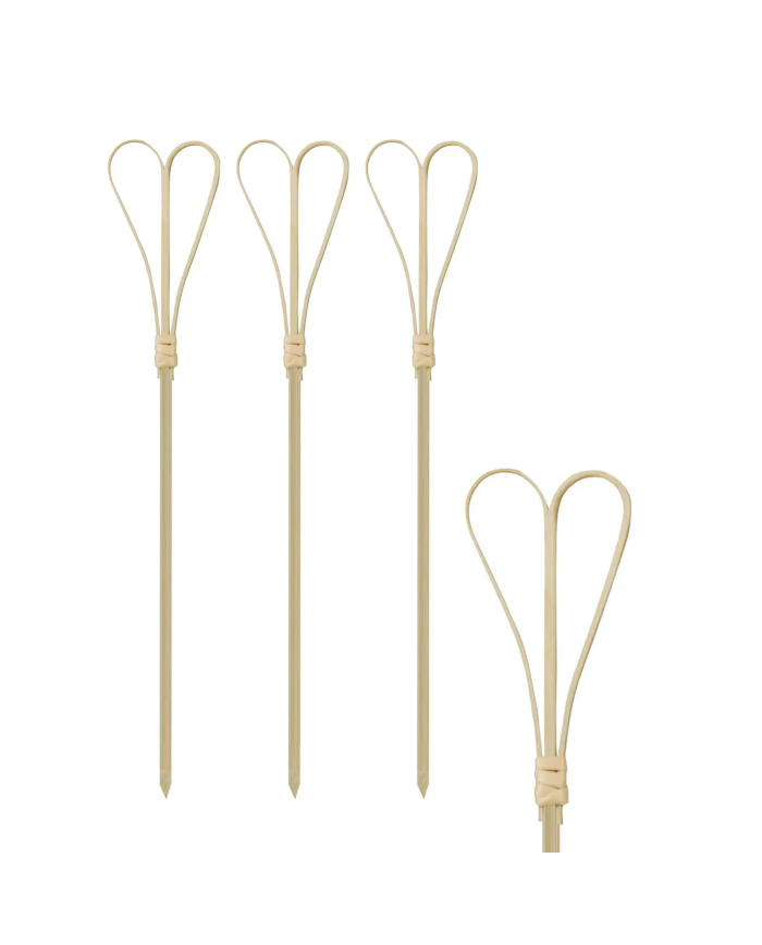 Patyczki fingerfood bambusowe Heart 18cm 100szt