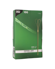 Patyczki fingerfood bambusowe Heart 18cm 100szt