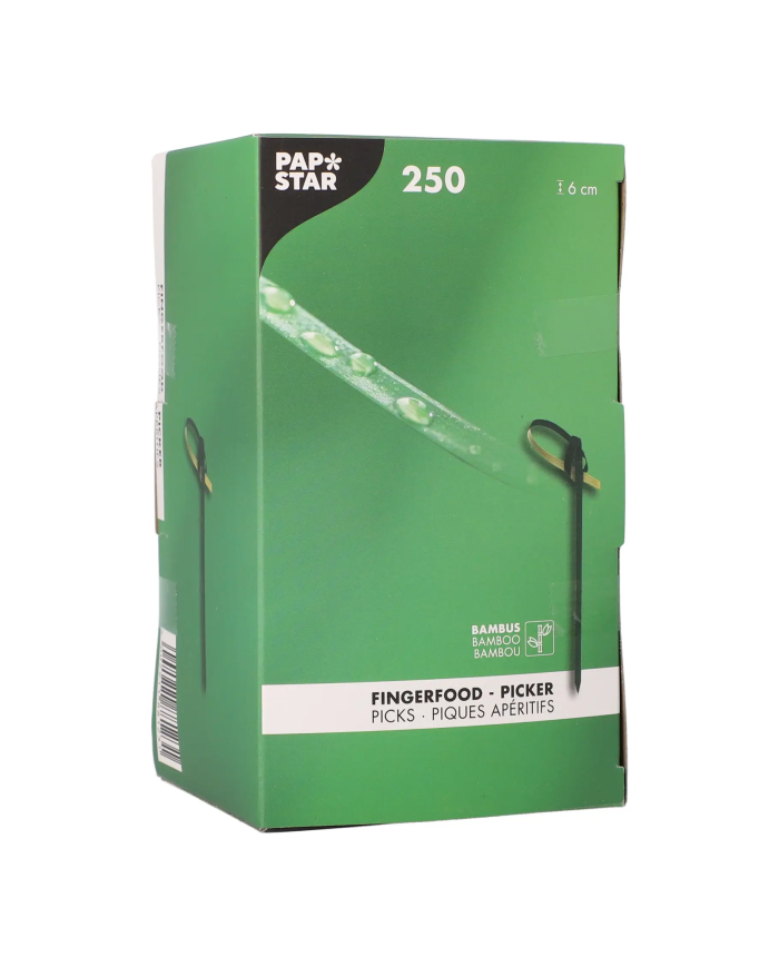 Patyczki Bambusowe 6cm KNOT 250szt | Fingerfood Ekologiczne