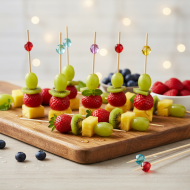 Patyczki PEARL bambusowe 12 cm 40 szt Paleta Barw