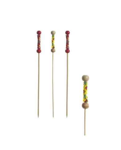 Patyczki Fingerfood Bambusowe 12cm Mexico 40szt | Ekologiczne