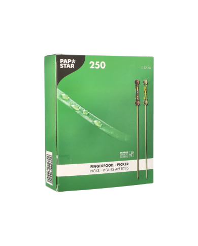 Patyczki Fingerfood Bambusowe 12cm Mexico 250szt Papstar
