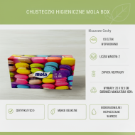 Chusteczki Mola Box 120szt 2W - Delikatne i Ekologiczne