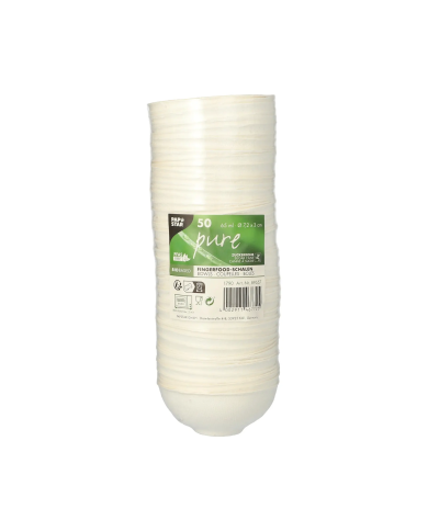 Tacka Fingerfood Miska PULPA 65ml 50szt – trzcina cukrowa