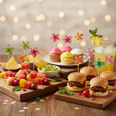 Wykałaczki bankietowe WIATRAK 17,5 cm 50 szt. drewno