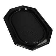 Taca jednorazowa czarna rPET 45×30 cm 10 szt.