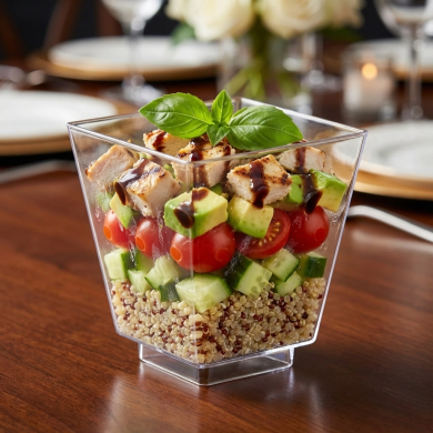 Pojemnik fingerfood plastikowy 50 ml 50 szt Papstar