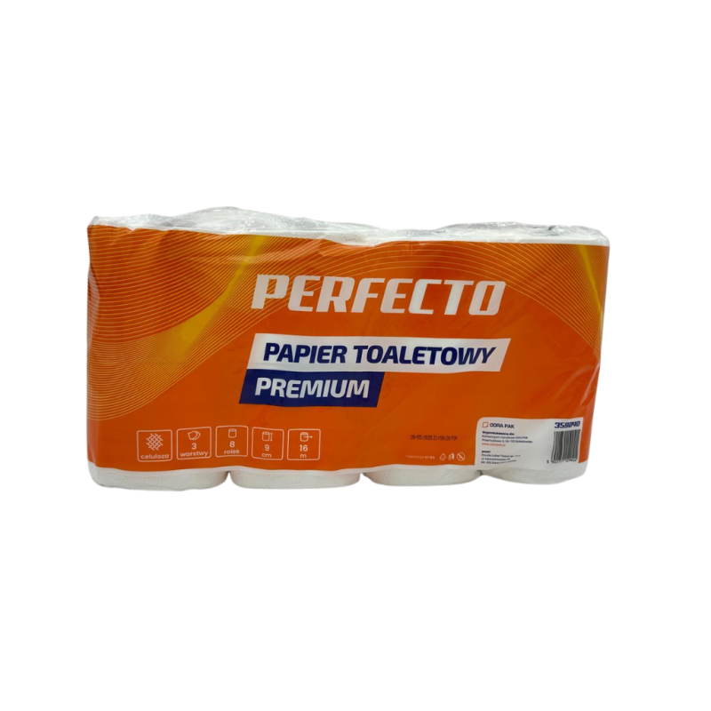 Papier toaletowy 3W PERFECTO Premium 8 szt. z celulozy