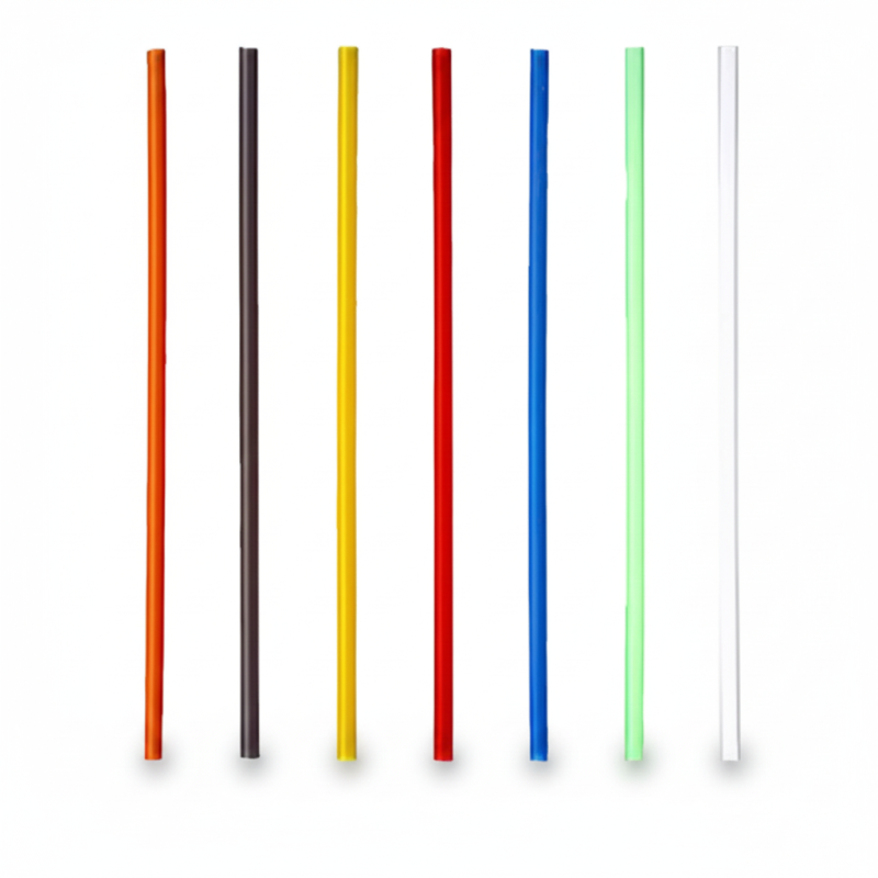 Słomka Plastikowa Shake 7mm x 22cm 500 szt. – Mix Kolorów