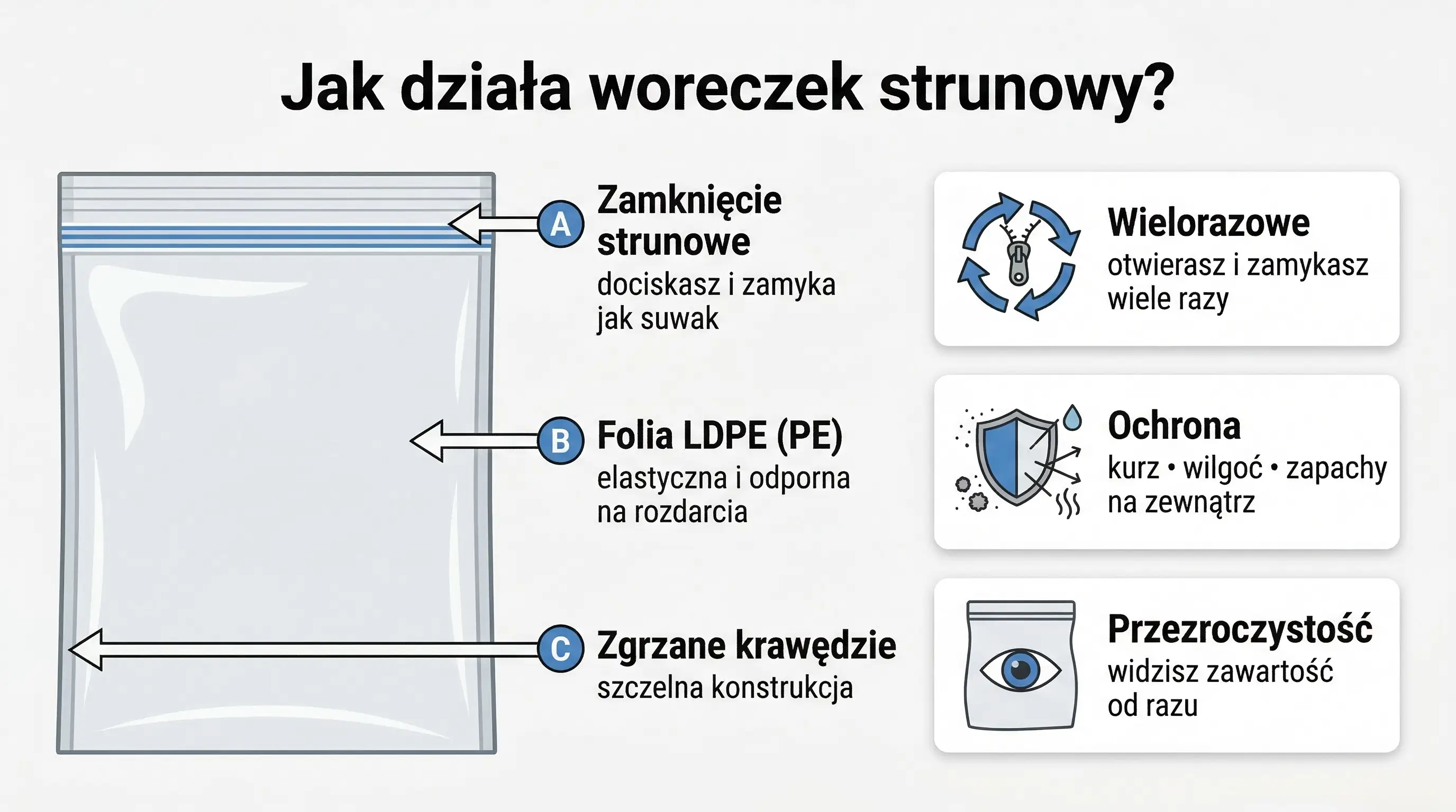 Jak działa woreczek strunowy?